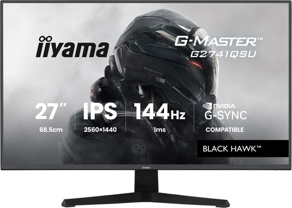 iiyama G-MASTER G2741QSU-B1 computerskærm 68,6 cm (27") 2560 x 1440 pixel Sort