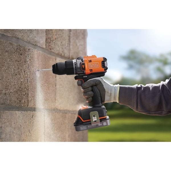 Black+Decker BLD683XN-XJ 18V slagborrmaskin - Miljövänlig - Batteri ingår ej