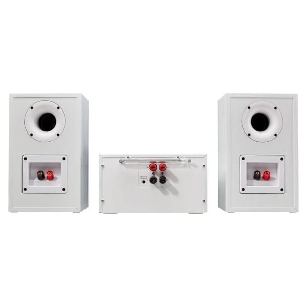 Mini HiFi-system - MEDION - DAB/FM internetradio - CD-afspiller - 2x15W RMS - Hvid