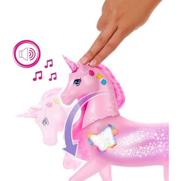 Yksisarvisen äänet - MATTEL - JCP78 - 20 ääniyhdistelmää - Mukautettavat valot - 3-10-vuotiaille lapsille