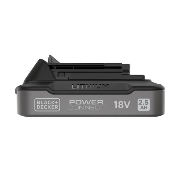 18V 2,5Ah Batteri - BLACK&DECKER - BDL2518S-XJ - Med laddningsindex