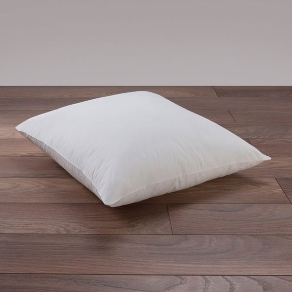 DODO - Sæt med 4 store bløde puder - 60 x 60 cm - 100% polyester VOLUPT'AIR - Hvid