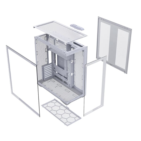 MODECOM Space XL -kotelo, Full Tower, NF, valkoinen