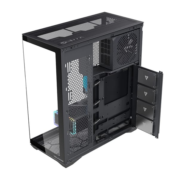 MODECOM Space XL -kotelo, Full Tower, NF, musta