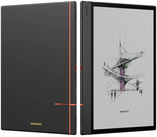 E-bok Onyx Boox Note Air 5 C 10,3" E-Ink Kaleido 3 64 GB Wi-Fi Grå