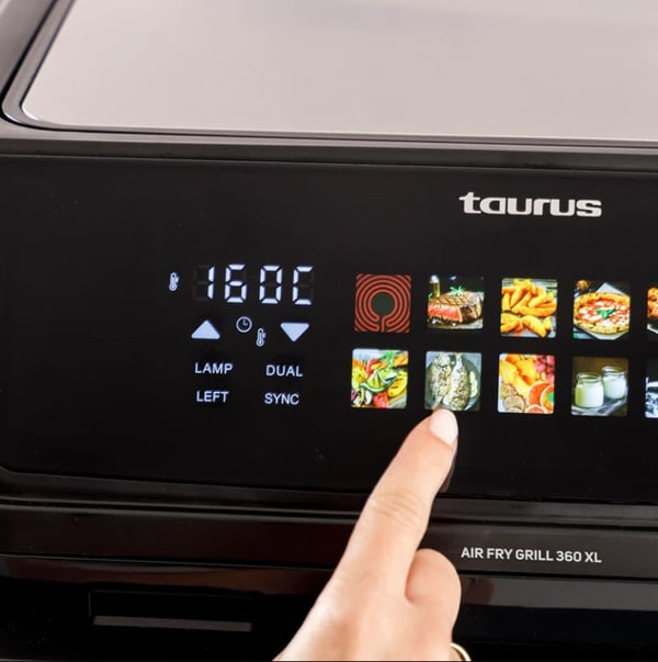 Fedtfri frituregryde med lang kurv og grill Taurus 973004000