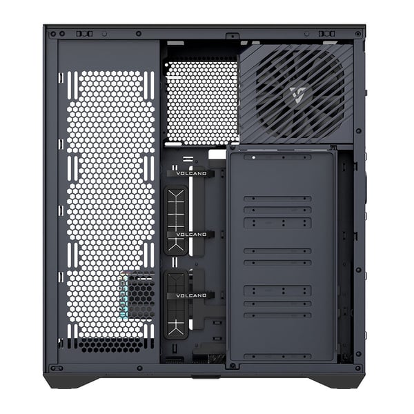MODECOM Space XL -kotelo, Full Tower, NF, musta