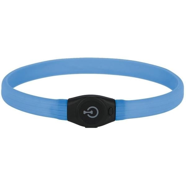 LED-halsband - KERBL - Maxi Safe - 65 cm - 10 mm - Blå