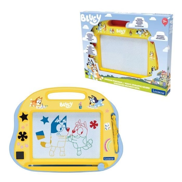 A5 Magic Slate med magnetisk tilbehør til farvetegning (Blå)