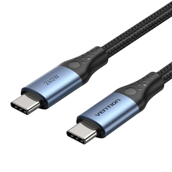 USB-C til USB-C Vention USB 2.0 Kabel 5A 240W 1,5m Sort