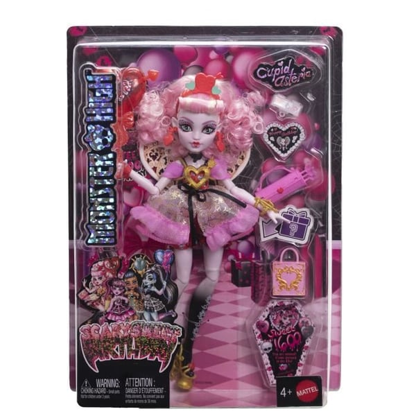 Monster High - Cupid Asteria Monstrøs Fødselsdagsdukke - Dukke - Monster High - JBG77