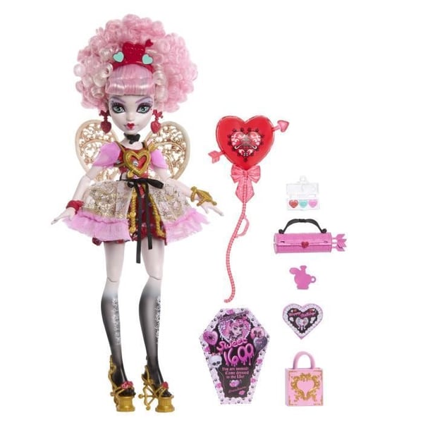 Monster High - Cupid Asteria Monstrøs Fødselsdagsdukke - Dukke - Monster High - JBG77