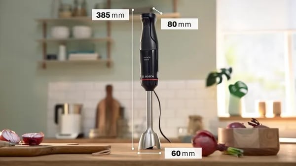 Bosch Serie 4 MSM4B6V2 tehosekoitin 1,2 L sauvasekoitin 1000 W musta