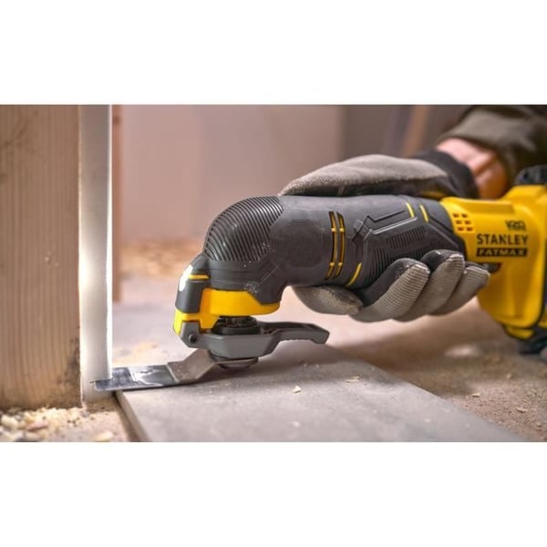 Batteridrevet oscillerende værktøj - 18V - STANLEY FATMAX - SFMCE500B-XJ - LED-lys - Batteri medfølger ikke