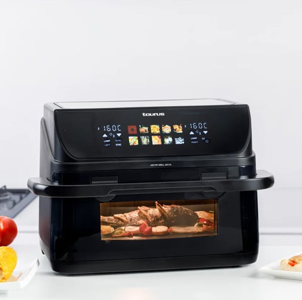 Fedtfri frituregryde med lang kurv og grill Taurus 973004000