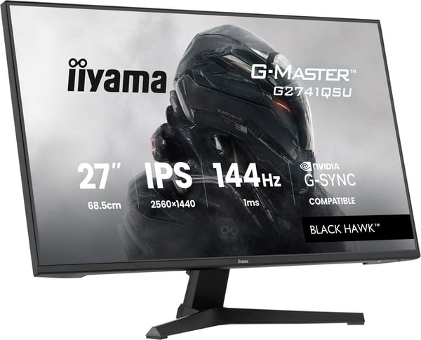 iiyama G-MASTER G2741QSU-B1 datorskärm 68,6 cm (27 tum) 2560 x 1440 pixlar Svart
