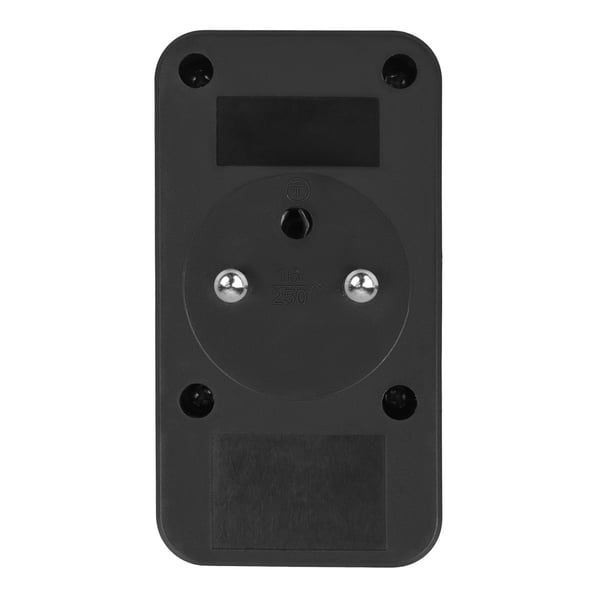 Maclean strømstik x2 + 4xUSB. splitter med 2 stik. 2xUSB A. 2xUSB C PD 20W. 1x16A + 1x6A. MCE249 F/B