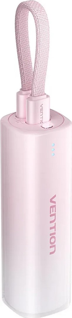 Powerbank Vention 20W PD USB-C Lightning 5000 mAh Lyserød Gradient