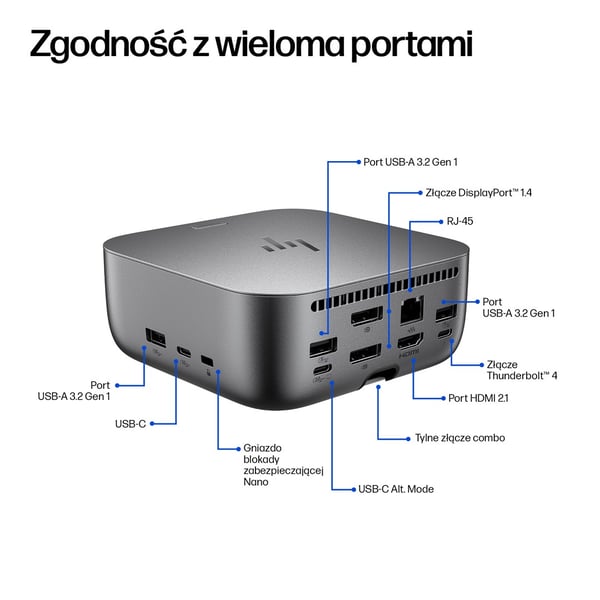HP Thunderbolt 4 Ultra 280W G6-docka