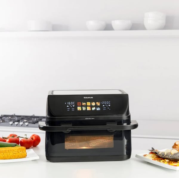 Fedtfri frituregryde med lang kurv og grill Taurus 973004000