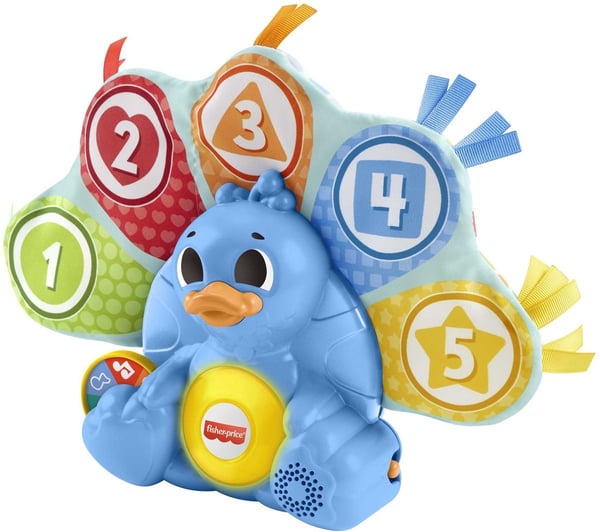 Fisher-Price Linkimals Tæl og Farve Påfugl - Pædagogisk Legetøj