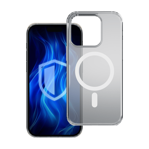 Apple iPhone 15 Pro valkoinen silikonikotelo 3mk Frosty MagCase