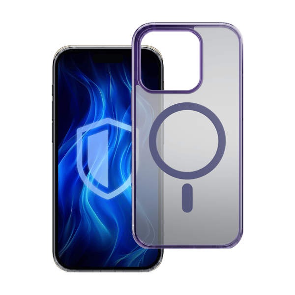 Apple iPhone 15 Pro Max - 3mk Frosty MagCase Lilla
