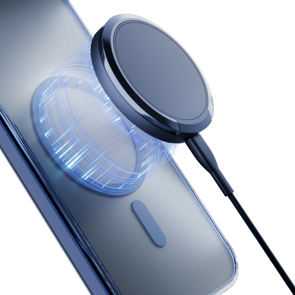 Apple iPhone 15 Pro Max - 3mk Frosty MagCase Blå