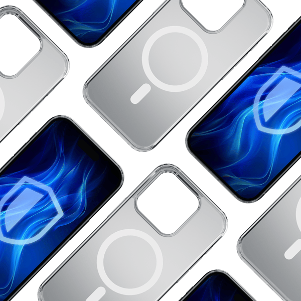 Apple iPhone 15 Pro valkoinen silikonikotelo 3mk Frosty MagCase