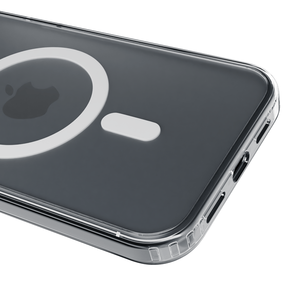 Apple iPhone 15 Pro valkoinen silikonikotelo 3mk Frosty MagCase