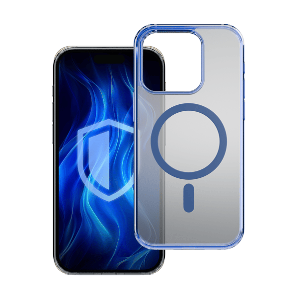 Apple iPhone 15 Pro Max - 3mk Frosty MagCase Blå