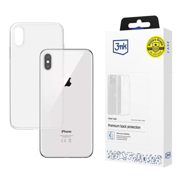 Apple iPhone Xs Max - 3mk Gennemsigtigt Etui