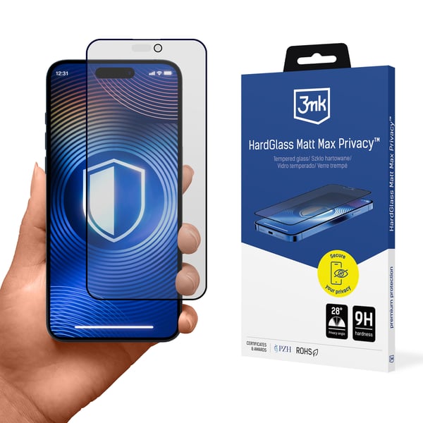 Apple iPhone 16 Pro - 3mk HardGlass Matt Max -suojakalvo