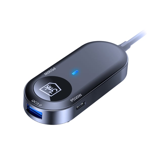 3mk Double Car Charger 135W PD QC PPS USB 2A4C musta ja harmaa