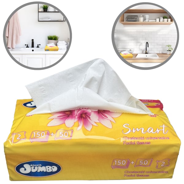 Universalvåtservetter 200 st. Elephant Jumbo Smart Foil 2W - 1 förpackning.