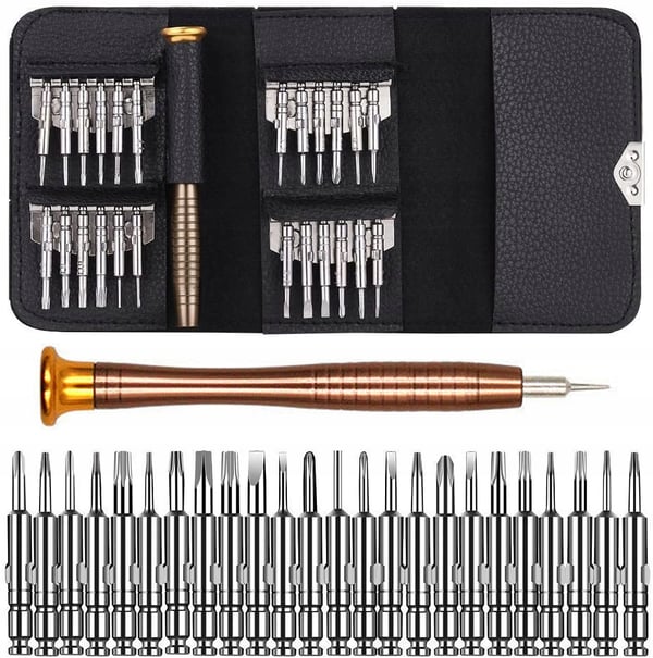 25-in-1 tarkkuusmutteriavain Torx-ruuvinvääntimillä