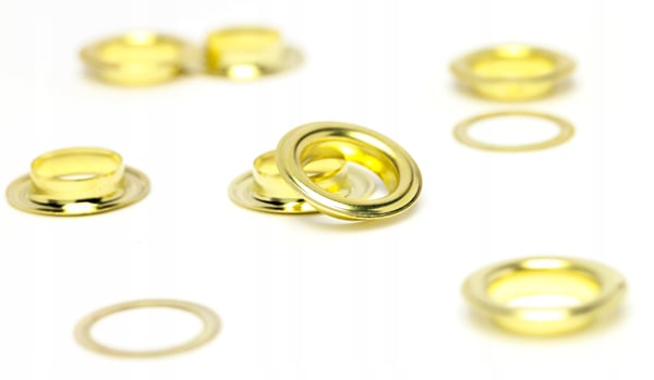 Ruostumattomasta teräksestä valmistetut silmukat 12 mm, 50 kpl, kulta