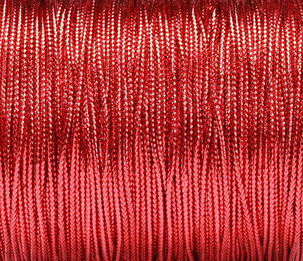 Punainen lahjakoristeisiin tarkoitettu naru 100 metriä 1 mm
