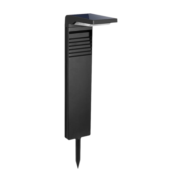 Johny Eko-Light solcellslampa rektangulär svart 41 cm varm LED 0,5 W IP44