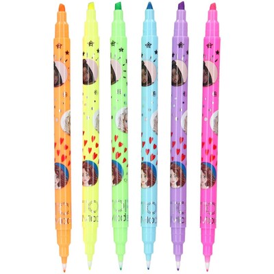 TOP Model Farveblyanter Highlighter Fineliner NEON DUO 6-pak 2023