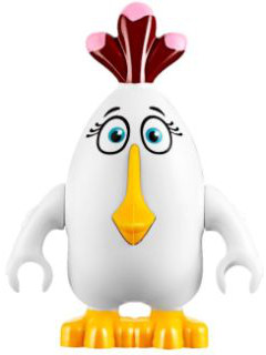 Lego Figur Angry Birds Figs - Matilda vit LF23-14B