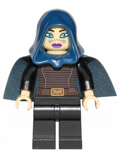 Lego star wars  Barriss Offee Kort Mörkblå Cape  LF52-6A