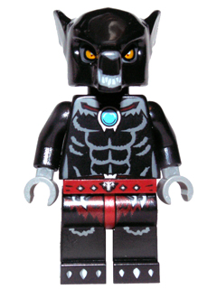 Lego Chima Figur - Wilhurt Black Wolf LF25-7