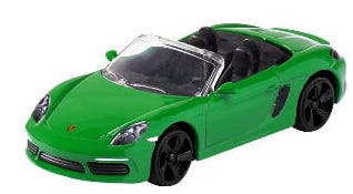 PGP Majorette Cars bilar 7cm Metall Porsche 718 Boxster GRÖN PGP Majorette Cars bilar 7cm Metall Porsche 718 Boxster GRÖN