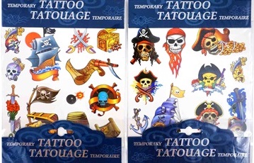 Tatoveringer Tattoos Tattoo Pirat Dødningehoveder Nr2