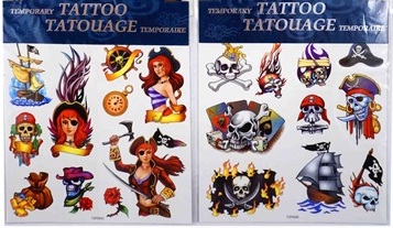 Tatuoinnit Tattoos Tattoo Merirosvo Pääkallot Nro3 Tatuoinnit Tattoos Tattoo Merirosvo Pääkallot Nro3