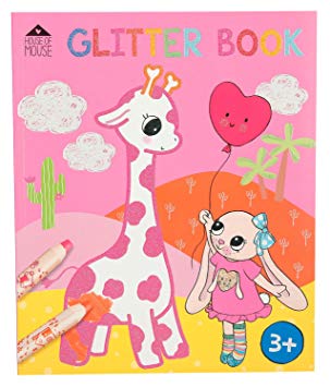 Motto House Of Mouse Hobby Malebog Glitterbog Glitterbog Rosa