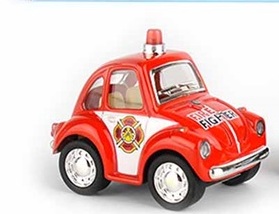 Legetøjsbiler Mini Beetle Brandbil Fire Truck pullback 61537