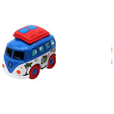 Robetoy Cars Autot Sarjakuva Matkabussi Metalli 61988 Sininen GAR