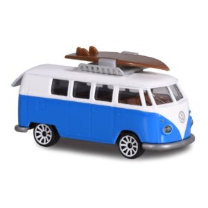 Majorette Cars autot metalli Vintage 8cm VW T1 Volkswagen Bussi Sininen